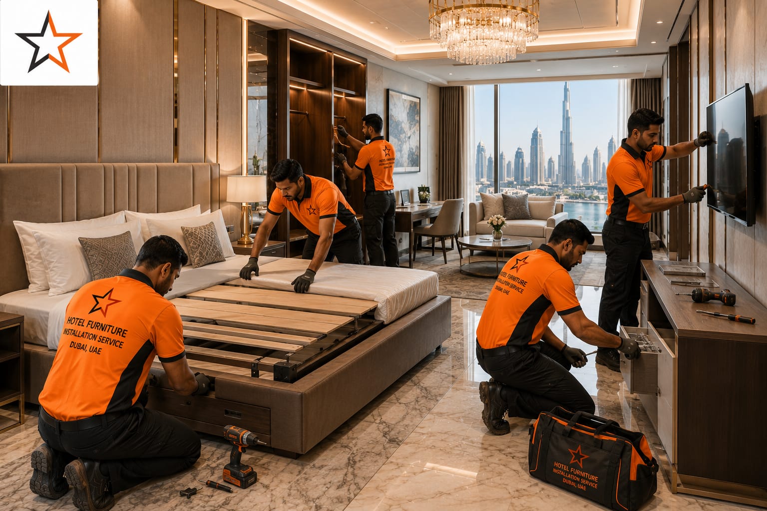 Hotel Furniture Installation