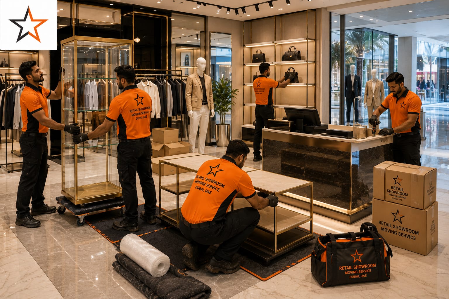 Retail Showroom Moving