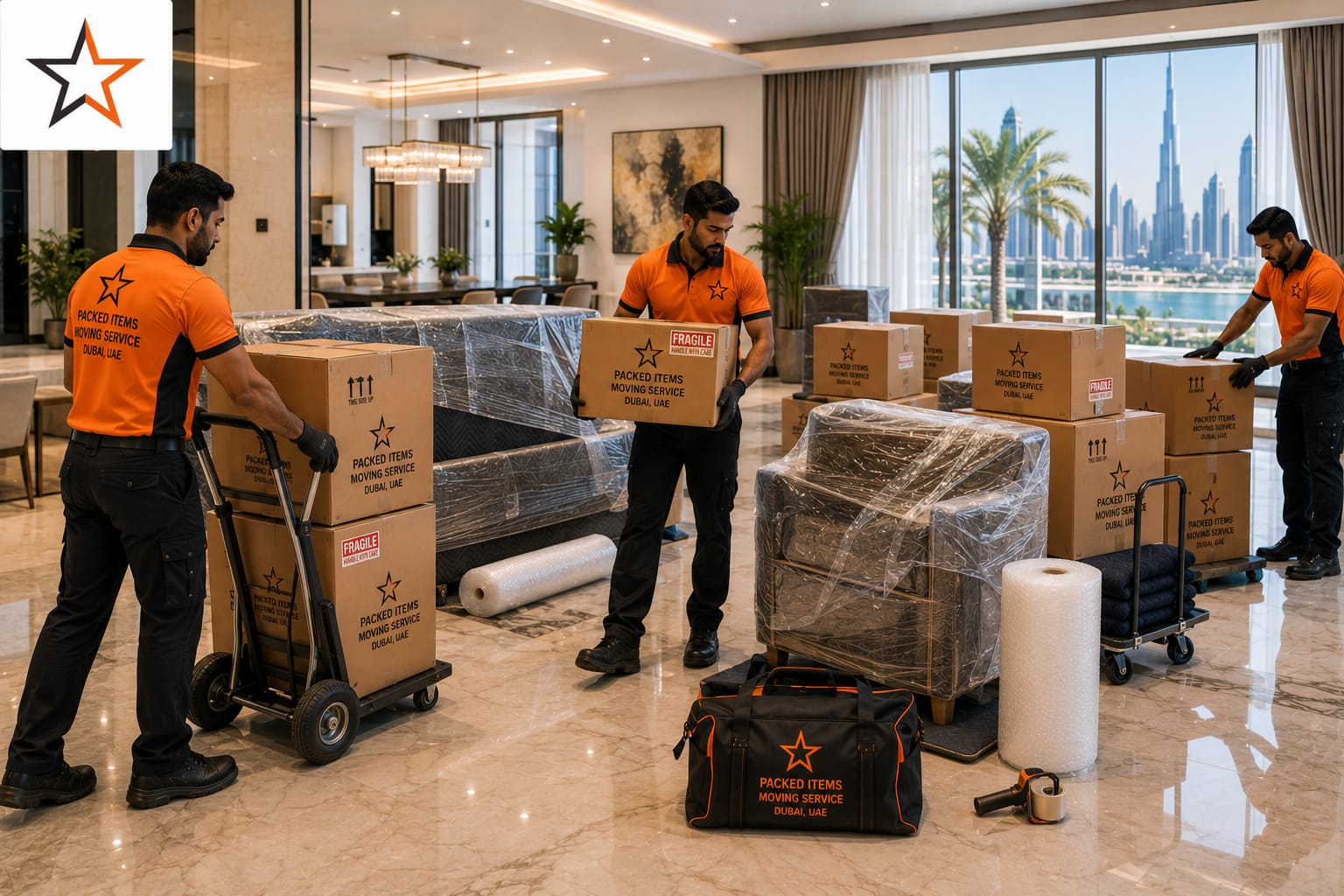 Packed Items Moving